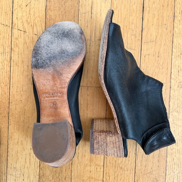 Leather Mule/Heels size 37 - Picture 4 of 4